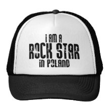 Rock Star In Poland Trucker Hat