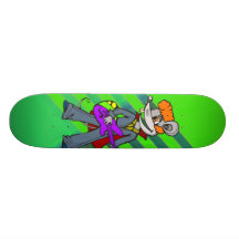 Rock Star Mouse Custom Skateboard
