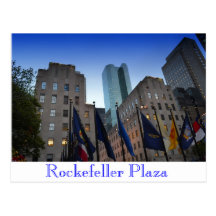 Rockefeller Plaza Post Card