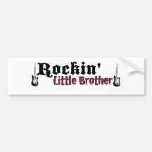 Rockin Little Brother Bumper Sticker