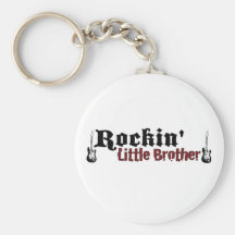 Rockin Little Brother Keychain