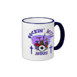 Rockin' With Jesus Christian Gift Coffee Mugs