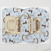 Rocking Horse Boy Puff Box Template B Full Color Flyer