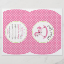 Rocking Horse Girl Puff Box Template A2 Flyer