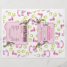 Rocking Horse Girl Puff Box Template B Personalised Flyer
