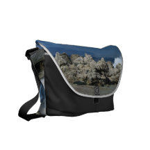 Rocks and Splashes; No Text Messenger Bag