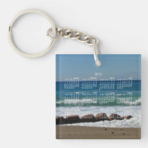 Rocks at the Beach; 2013 Calendar Acrylic Key Chains