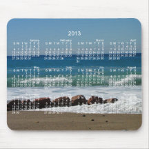 Rocks at the Beach; 2013 Calendar Mousepad