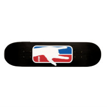 Rocks national association logo skateboard