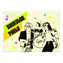 Rockstar Party Invitation