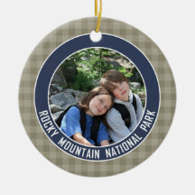 Rocky Mountain National Park Souvenir Christmas Tree Ornament