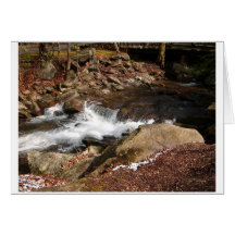 Rocky Stream Greeting Card