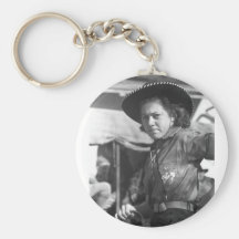 Rodeo Cowgirl: 1940 Key Chain