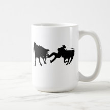 Rodeo - Steer Rasslin' - Steer Wrestling Coffee Mugs