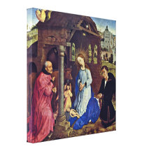 Rogier van der Weyden - The Nativity Gallery Wrapped Canvas