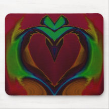Rojo Manzana Mouse Pad