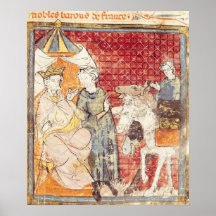 Roland Bidding Farewell to Charlemagne Print