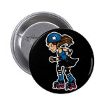 Roller Derby Jammer Pin