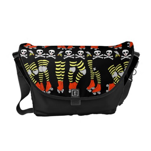 Roller derby messenger bag