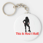 Roller Derby Roll Key Chains