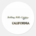 Rolling Hills Estates California City Classic Round Sticker
