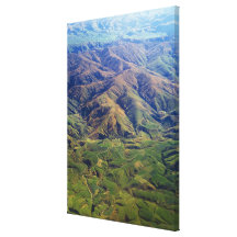 Rolling hills in Southland Region of New Zealand Gallery Wrapped Canvas
