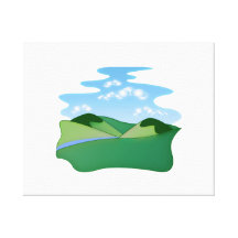 Rolling Hills Landscape Canvas Prints