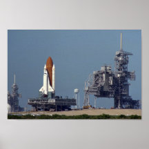 Rollout of Space Shuttle Endeavour (STS-61) Posters
