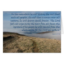 Roman Catholic Old Testament Sympathy Card
