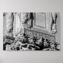 Roman Greco Pillar Poster