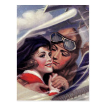 Romance in the Sky Post Card