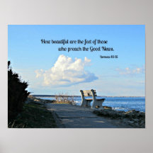 Romans 10:15 How beautiful are the feet... Print