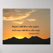 Romans 12:15 print