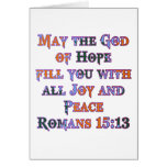 Romans 15:13 greeting card