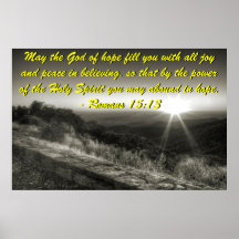 Romans 15:13, Sunrise Poster