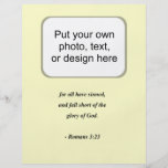 ROMANS  3:23 FLYER