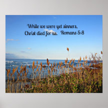 Romans 5:8 posters