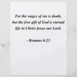 ROMANS 6:23 FULL COLOR FLYER