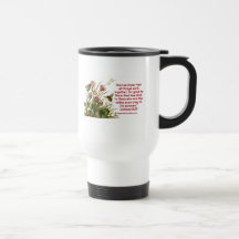 Romans 8:28 Bee Motif Mug