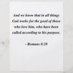 ROMANS 8:28 FLYERS