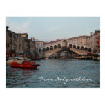 Romantic lagoons of Venice, Italy Postcards