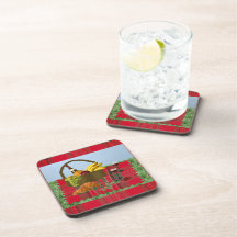 Romantic Picnic Beverage Coasters
