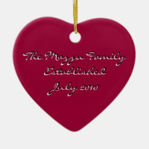 Romantic Reminder Christmas Tree Ornaments