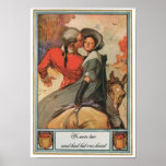 Romantic vintage Poster