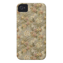 Romantic Vintage  Roses v8 Case-Mate iPhone 4 Cases