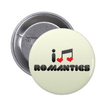 Romantics fan button