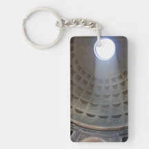 Rome Pantheon Keychain Rectangle Acrylic Keychain