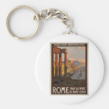 Rome through the Mont-Cenis Key Chain