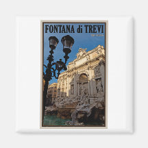 Rome - Trevi Fountain Refrigerator Magnets
