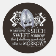 Romeo & Juliet Quote Stickers